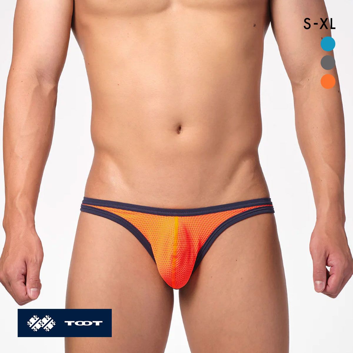 トゥート バンプメッシュ ツートーン ビキニ メンズ 前とじ DF24A313 ブリーフ ダイナマイ