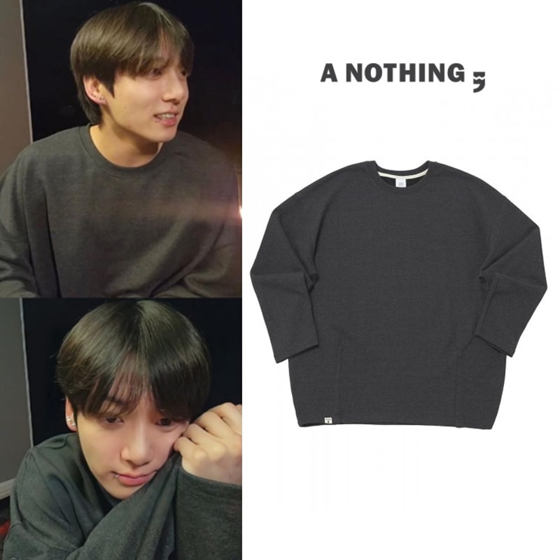btsジョングク着用 HEAVY-TERRY BALLOON SWEAT BOX TEE