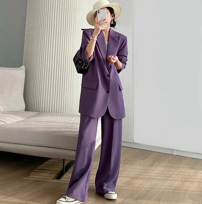 セットアップ レディース パンツスーツ 2点セット スーツ 上下セット コーデ パンツスーツ ビジネス オフィス OL セレモニー 大人 きれいめ ゆったり ビジネス オフィス 通勤 OL 体型カバー