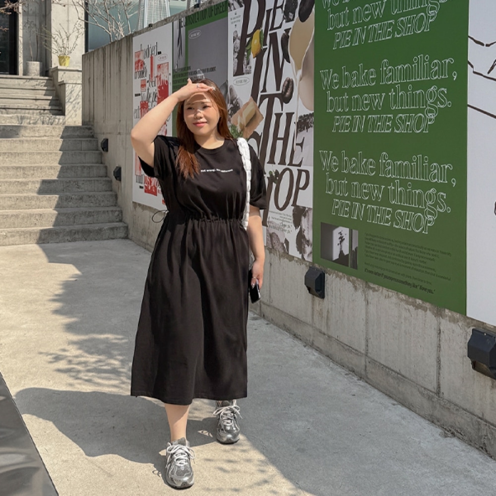 [イーブレット・バイ・ジェイスタイル] イーブレット・ライブ・レタリング・ストリング・ロングドレスJSTYLE