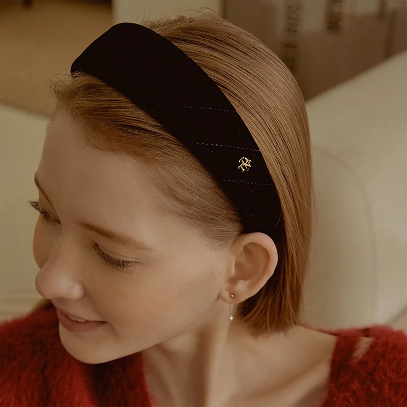 クラシック キルティング ベルベット ヘア カチューシャ Band