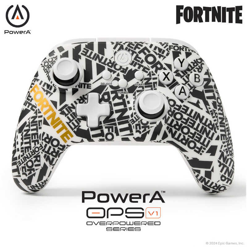 POWERA　OPS v1 ワイヤレスコントローラー PCゲーミング用 フォートナイト PowerA　PCGP0371JP-01