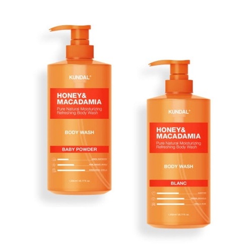 クンダルピュアボディウォッシュベビーパウダー1058ml+ブラン1058ml