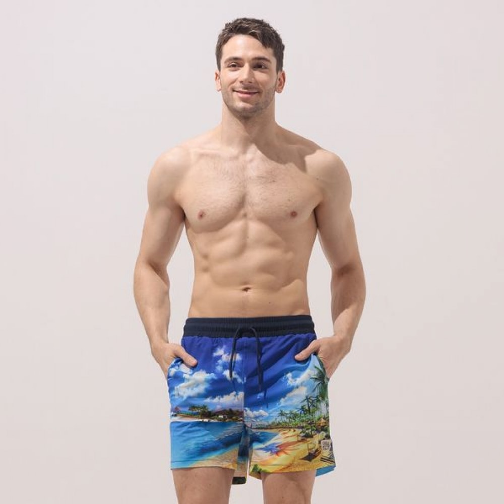 [エアワーク] エアワークサーフメンズラッシュガードボードショーツ YA-0929