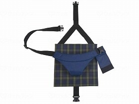 特殊衣料 座面付キーパー（セルフ脱着タイプ） ネイビー 4011