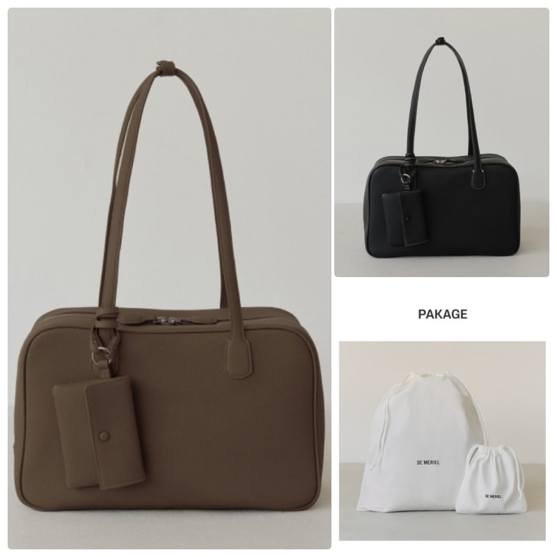 【DEMERIEL】 ELISE BOSTON BAG : 2COLORS 28,008円