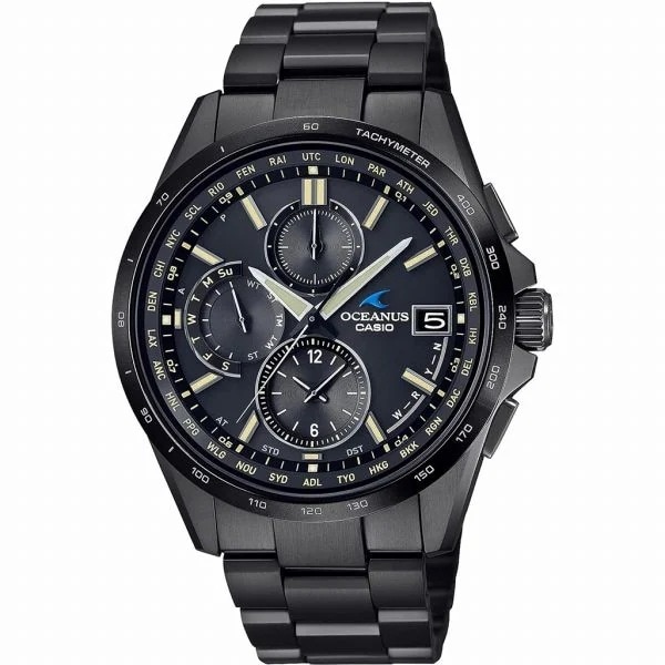 取寄品 正規品 CASIO腕時計 カシオ OCEANUS オシアナス 日本製 アナログ表示 ソーラー 丸形 カレンダー OCW-T2600JB-1AJF 人気モデル メンズ腕時計 66,853円