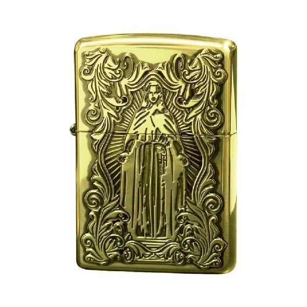 ZIPPO ライター ディープエッチング アラベスク マリア ブラス 63200598