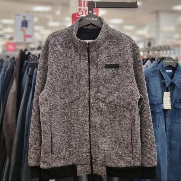 HC21 共用ビッグサイズハイネックジップアップジャンパー BUK518 (S41379091)