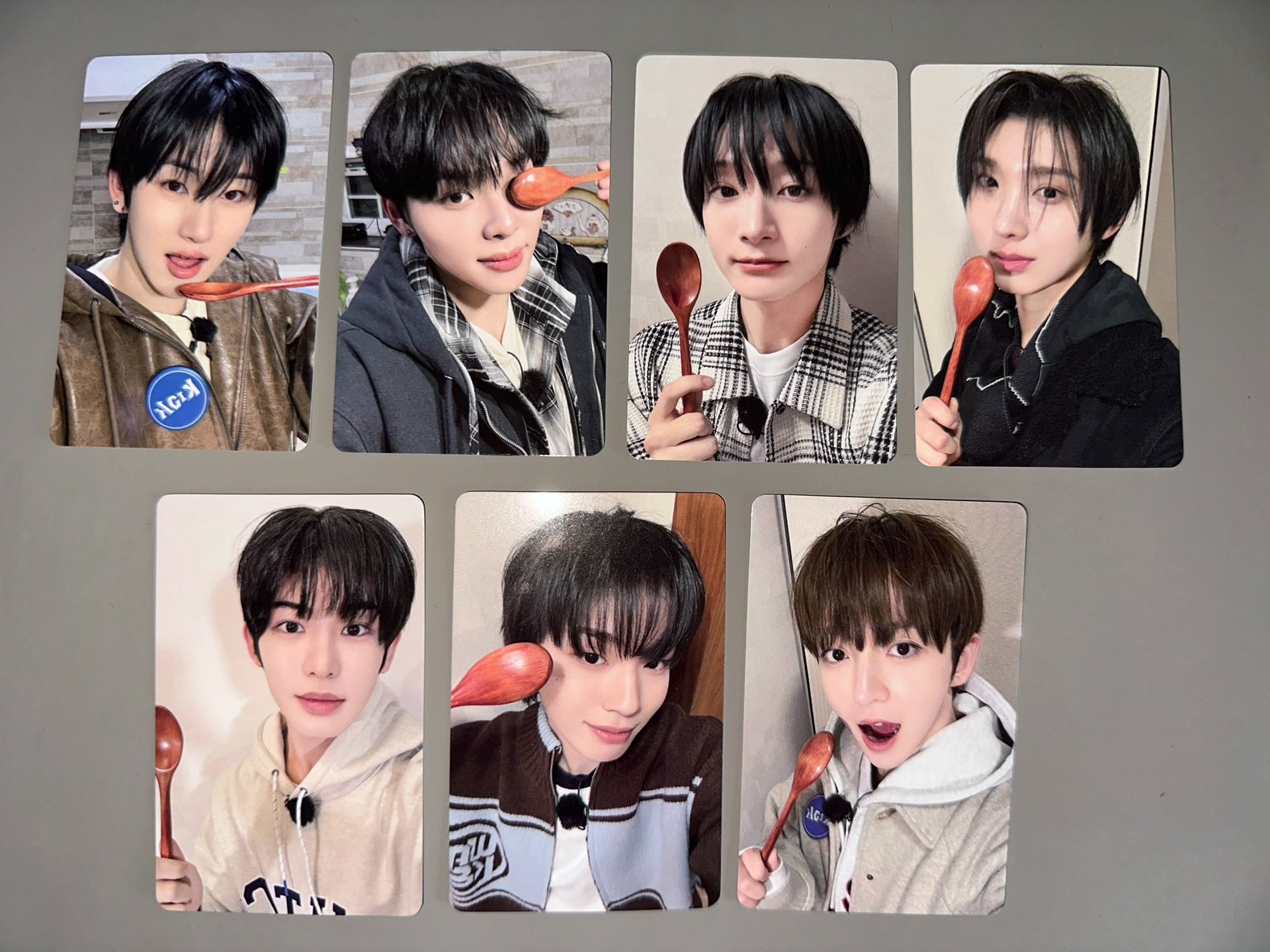 kickflip mini1 yzy 幸運トレカ 一直娱 トレカ 公式 特典 7枚セット