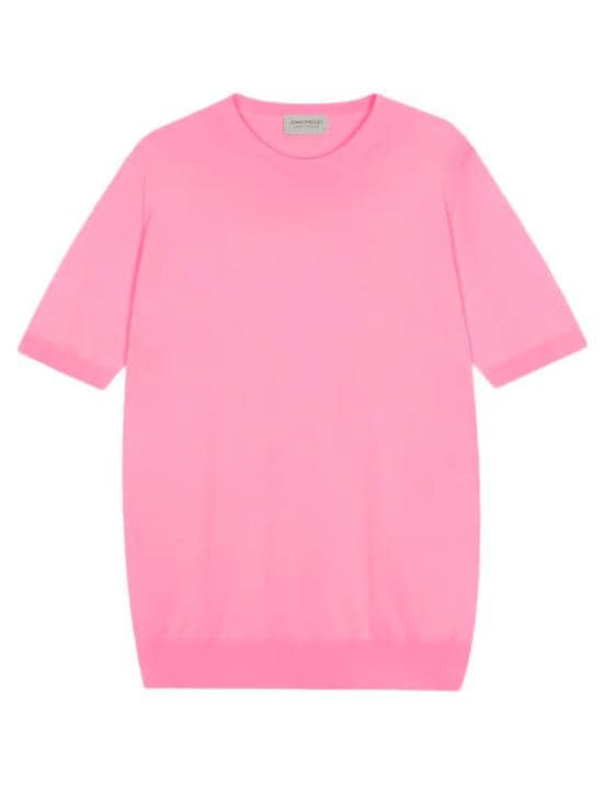 JOHN SMEDLEY Men Tops KEMPTON GLASS PINK