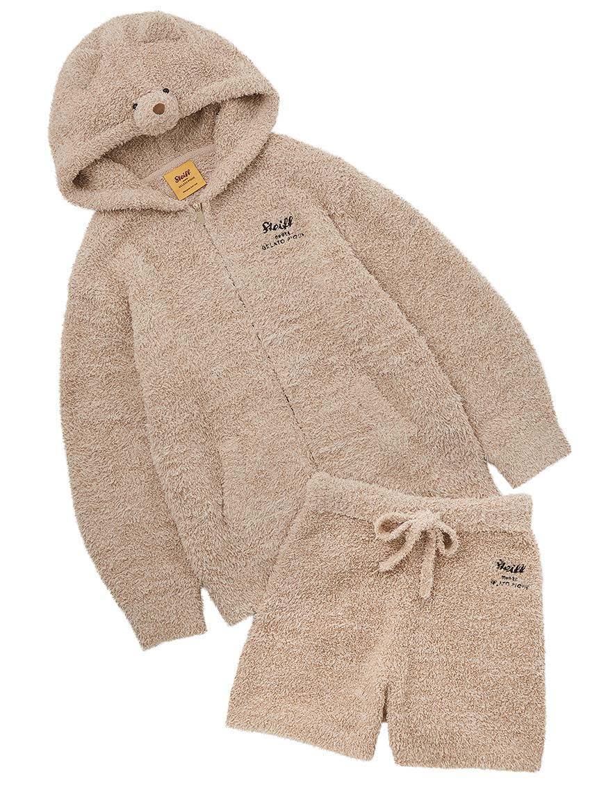 [ジェラート ピケ] 【Steiff】ジェラートJimmyパーカ＆ショートパンツSET PWNT245074 レディース BRW