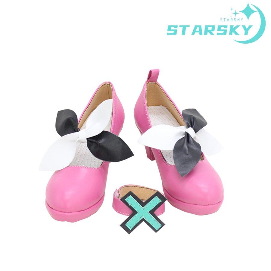 鳳えむ コスプレ靴 プロジェクトセカイ カラフルステージ!　シューズ　靴　コスチューム　イベント　ハロウィン