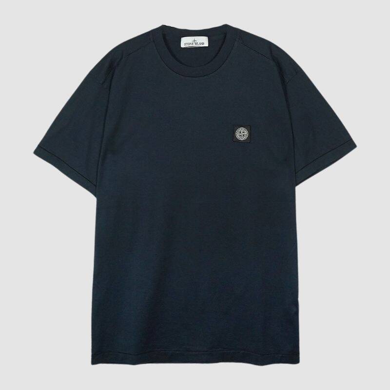[Luxduck/国内即日発送] ストーンアイランド 25SS ロゴ半袖Tシャツ ネイビー 2100039 S0013 V0020