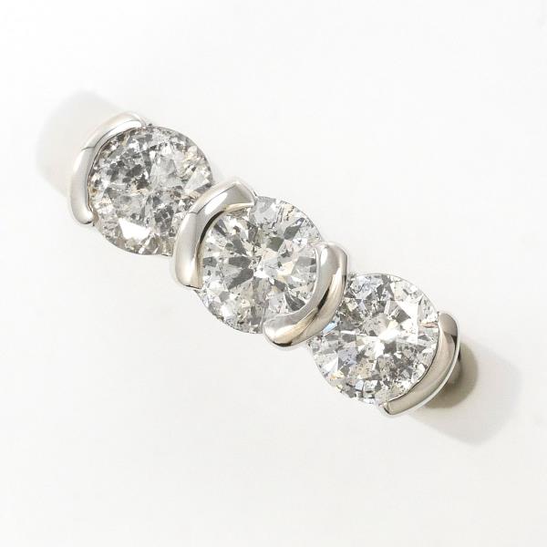 PT900 プラチナ リング 指輪 10.5号 ダイヤ 1.00 鑑別書 ジュエリー 中古