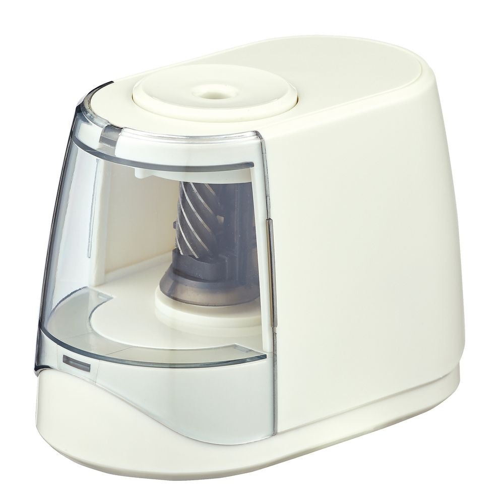 （まとめ買い）STAD 電動鉛筆削り ドッチモ ホワイト RS041WH [x3]