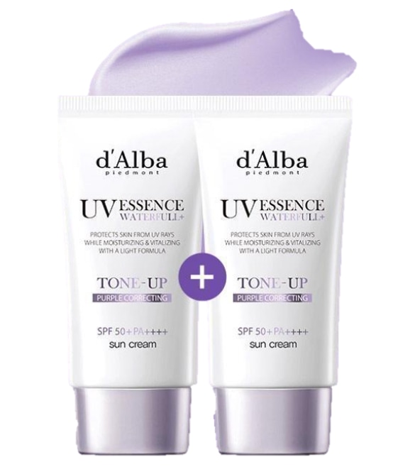 1+1 パープル トーンアップ 日焼け止め 50ml+50ml