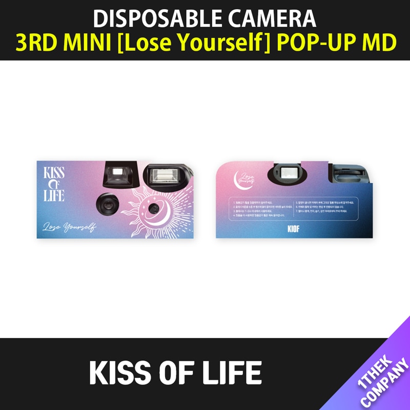 [購入金額特典]（DISPOSABLE CAMERA）KISS OF LIFE 3RD MINI ALBUM [Lose Yourself] POP-UP MD