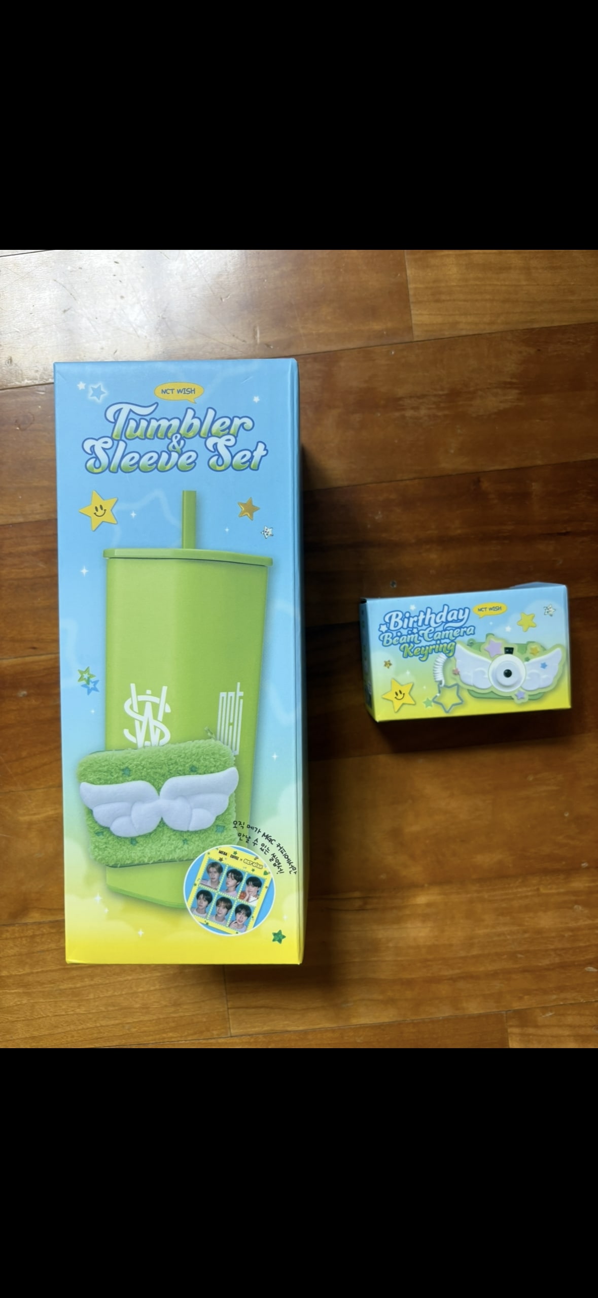 [NCT WISH]NCT WISH × MEGA COFFEE Tumbler & Sleeve Set Birthday Beam Camera Keyring