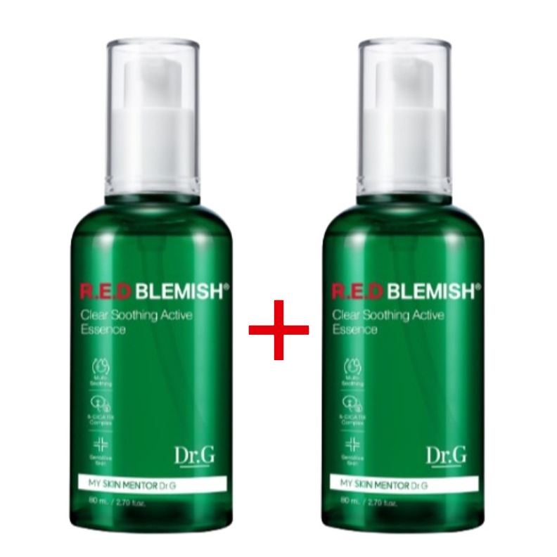 [1+1]レッドブレミッシュクリアスージングアクティブエッセンス, 80mL+80mL