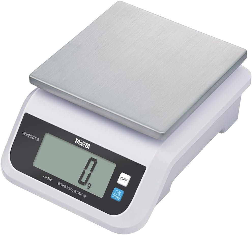 タニタ クッキングスケール キッチン はかり 料理 取引証明以外用 デジタル 2kg 1g単位 KW-210 WH