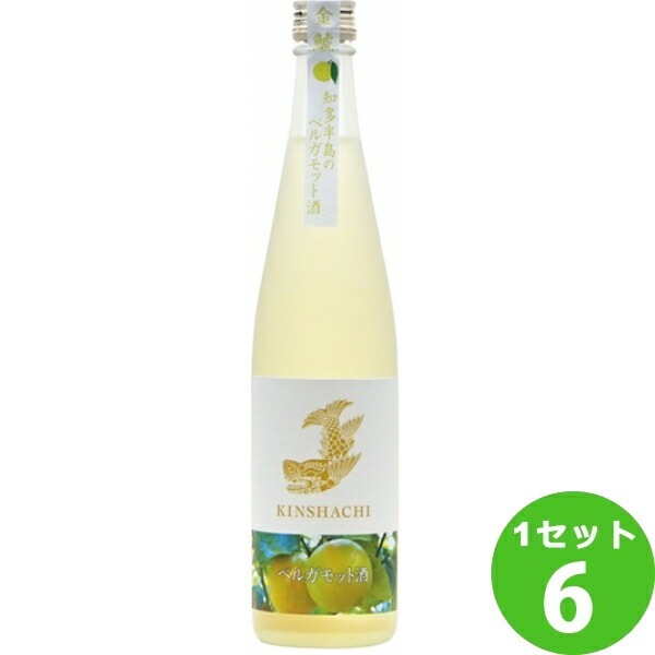 盛田 金しゃち 酒造 金鯱 ベルガモット オレンジ 酒 500ml 6本