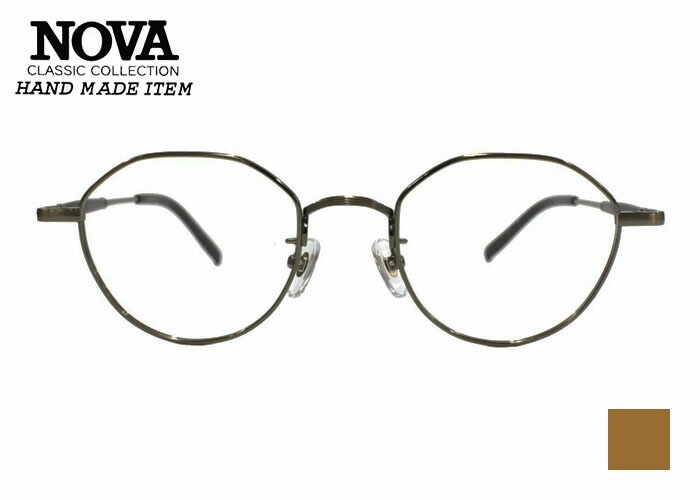 ノヴァ NOVA h-3133 日本製 メンズ レディース ボストン チタン メガネ めがね 眼鏡