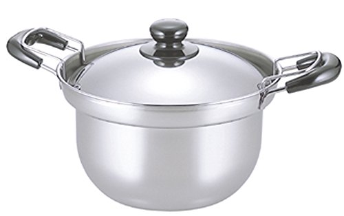 下村企販 両手鍋 ゆで名人 ザル付 22cm 【日本製】 ステンレス IH対応 ふきこぼれにくい 4 6,972円