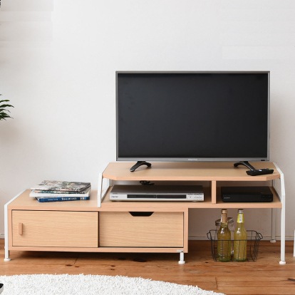 テレビ台 ローボード 移動式 収納 おしゃれ 北欧 テレビボード 伸縮 白