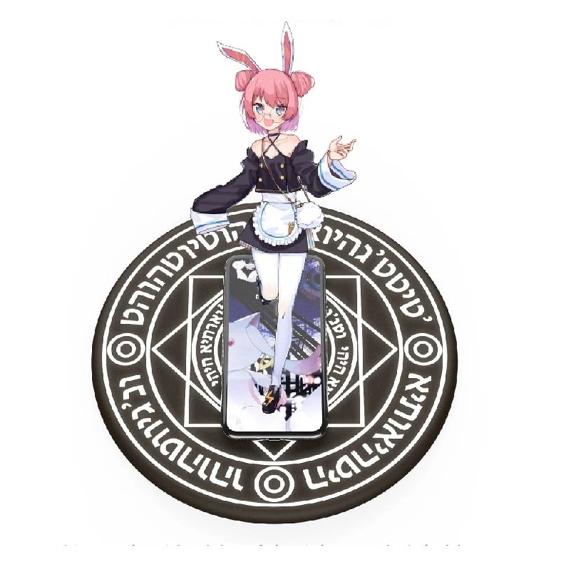 ワイヤレス充電器 魔法陣 マジックサークル 高速充電ワイヤレス 10ワット 5ワット わかいい お