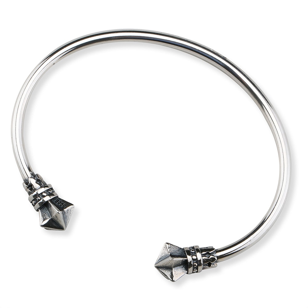 925 五芒星バングル　細身 [bs032]