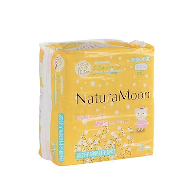 他サイト： NaturaMoon ナチュラムーン 生理用ナプキン 普通の日用（昼用） 21.0cm 羽なし 24個入【Q】の商品画像