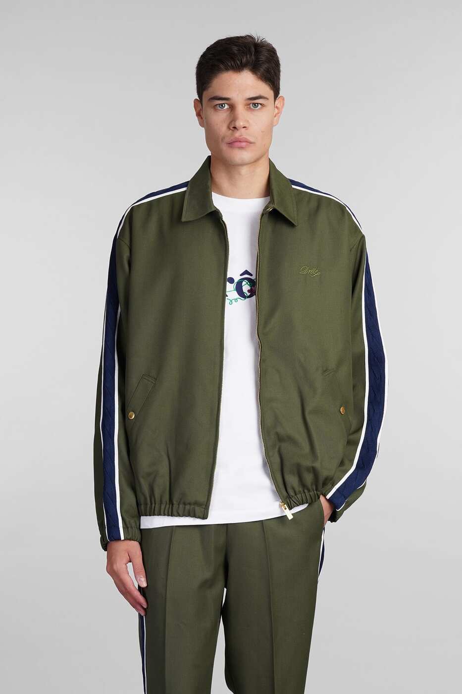 E-JT199-PL144KK グリーン 秋冬2024 ジャケット メンズ ia