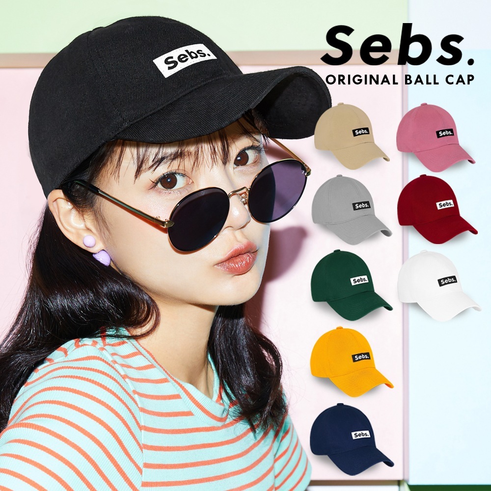 帽子 キャップ メンズ レディース 深め つば長 つばが長い 人気 ブランド ファッション 綿 コットン100% [ Sebs. ORIGINAL BALL CAP 9color ] 男性 女性 韓国