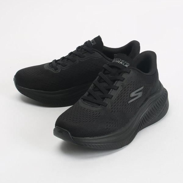 スニーカー Gowalk Max Cushioning Arch Fit 女性用ランニングシューズ ブラック 125581BBK