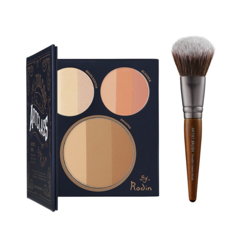 アートクラスバイロダンアーティスティックブック+ポータブルコンツアーブラシメイクアップセット