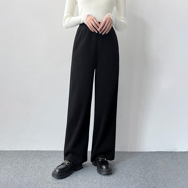 レディース ボトムス 厚手 暖かい コーデュロイ ワイドパンツ 秋冬 カジュアル ロングパンツ ファッション きれいめ