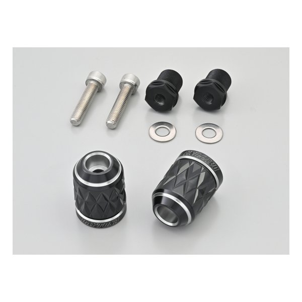 バーエンド カワサキ M17 用 KIRIKO アッシュシルバー 42612