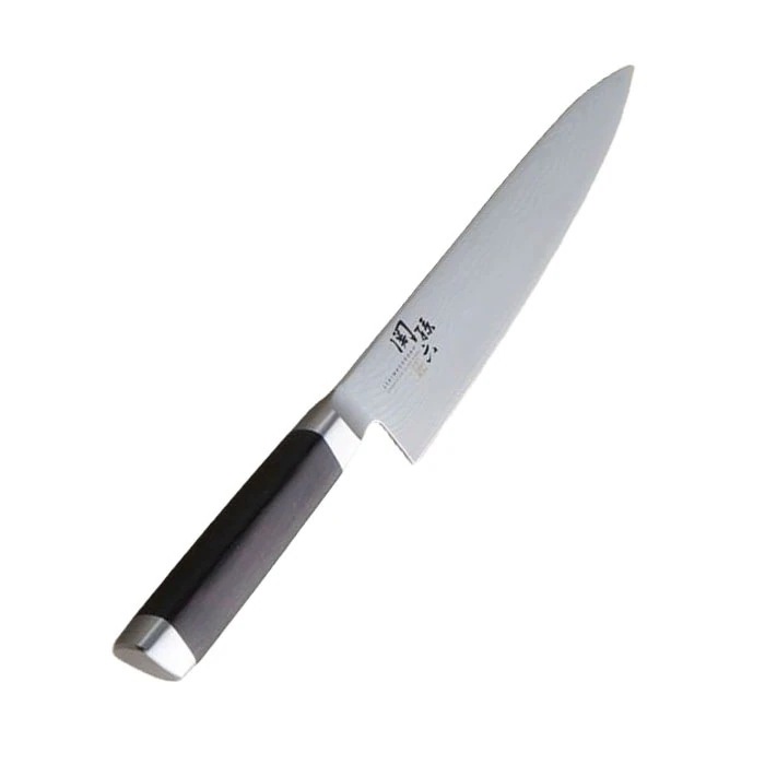 関孫六 ダマスカス 牛刀包丁 180mm 日本製 包丁 キッチン用品 台所 包丁 肉 魚 野菜 クッキング ゆうパック発送(60cm)/関孫六ダマスカス牛刀180mm
