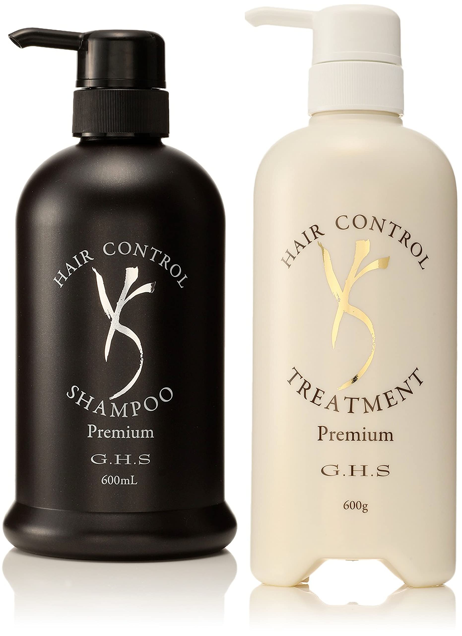 G.H.S(GHS)/ジーエイチエス ヘアコントロール シャンプー&トリートメント プレミアム セット 600ml＋600g
