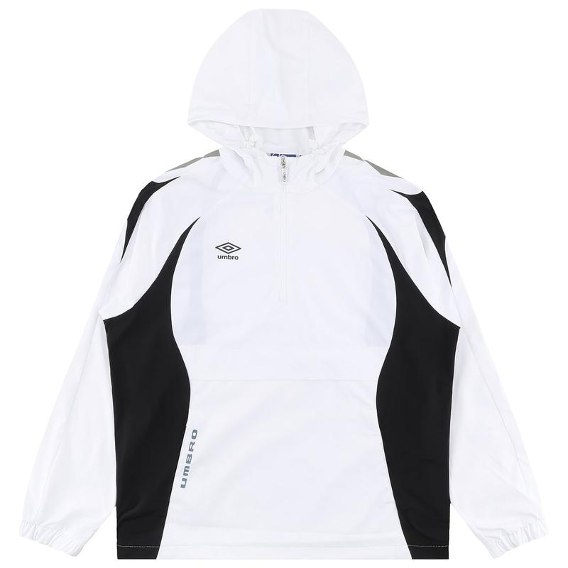 共用 PTR ウーブン ウォーミングアップ フード アノラック UR121SWT38 WHT