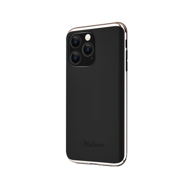 motomo INO LINE INFINITY CASE for iPhone 13 Pro Chrome Gold Stone Black MT21578i13PBK
