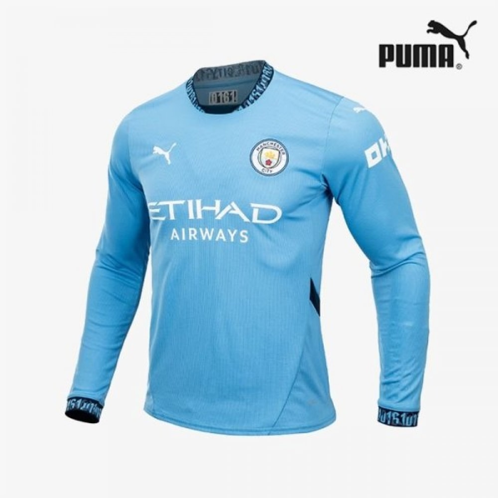 プーマガレリアプーママンチェスターシティ 24 25 ホームメンズサッカージャージー長袖ジャージ