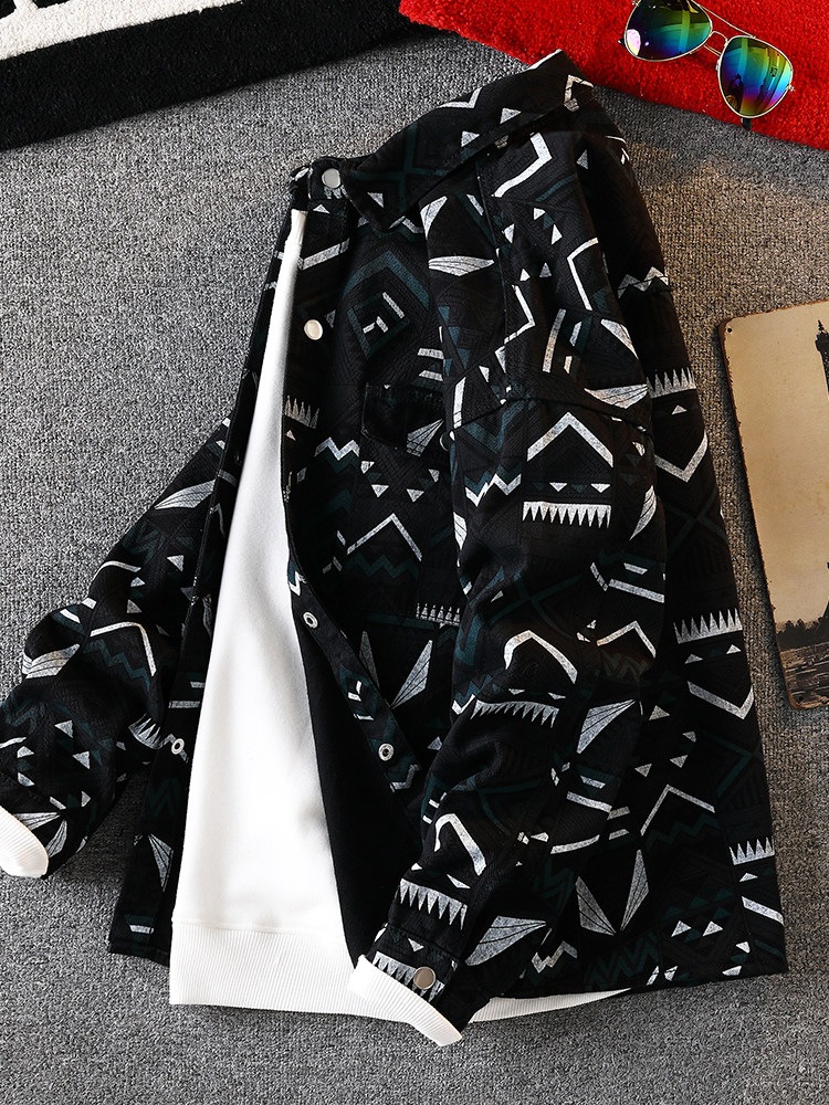 春のデニムジャケット メンズ 春秋用デニムジャケット トレンドメンズ ブラック メンズ レトロファッションジャケット