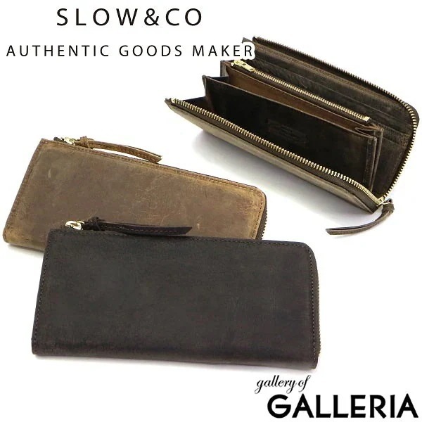 スロウ 長財布 SLOW L字ファスナー長財布 kudu クーズー L zip long wallet ジップ 本革 メンズ レディース 333S81I
