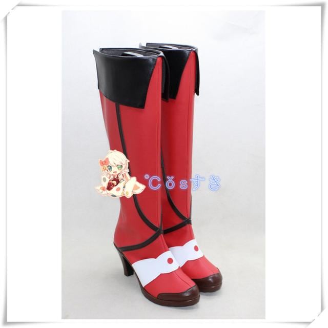 【全店任意2枚購入で100円OFF】マクロス　フレイア・ヴィオン　コスプレブーツ 靴 コスプレシューズ cosplay イベント ハロウイン パーティー 仮装