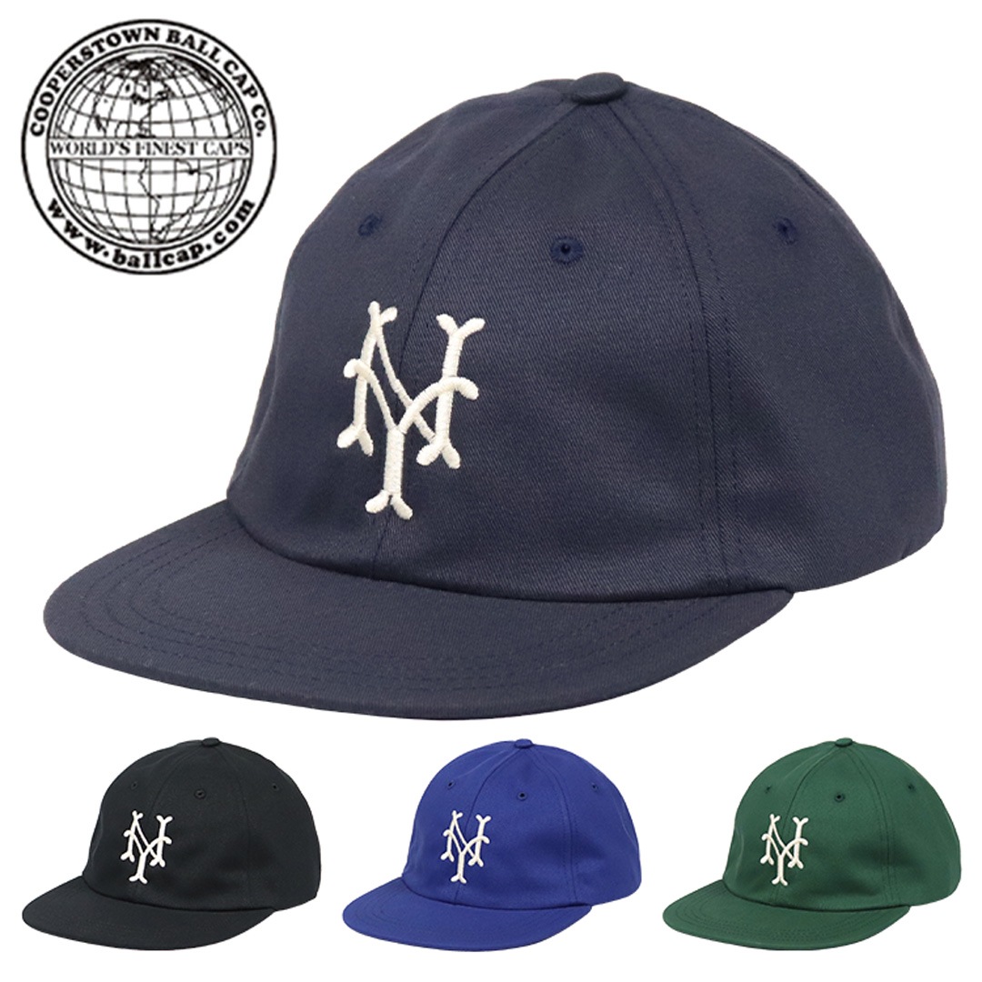 クーパーズタウンボールキャップ Cooperstown Ballcap メンズ レディース 帽子 キャップ ニグロリーグ ロゴ 復刻 野球 男女兼用