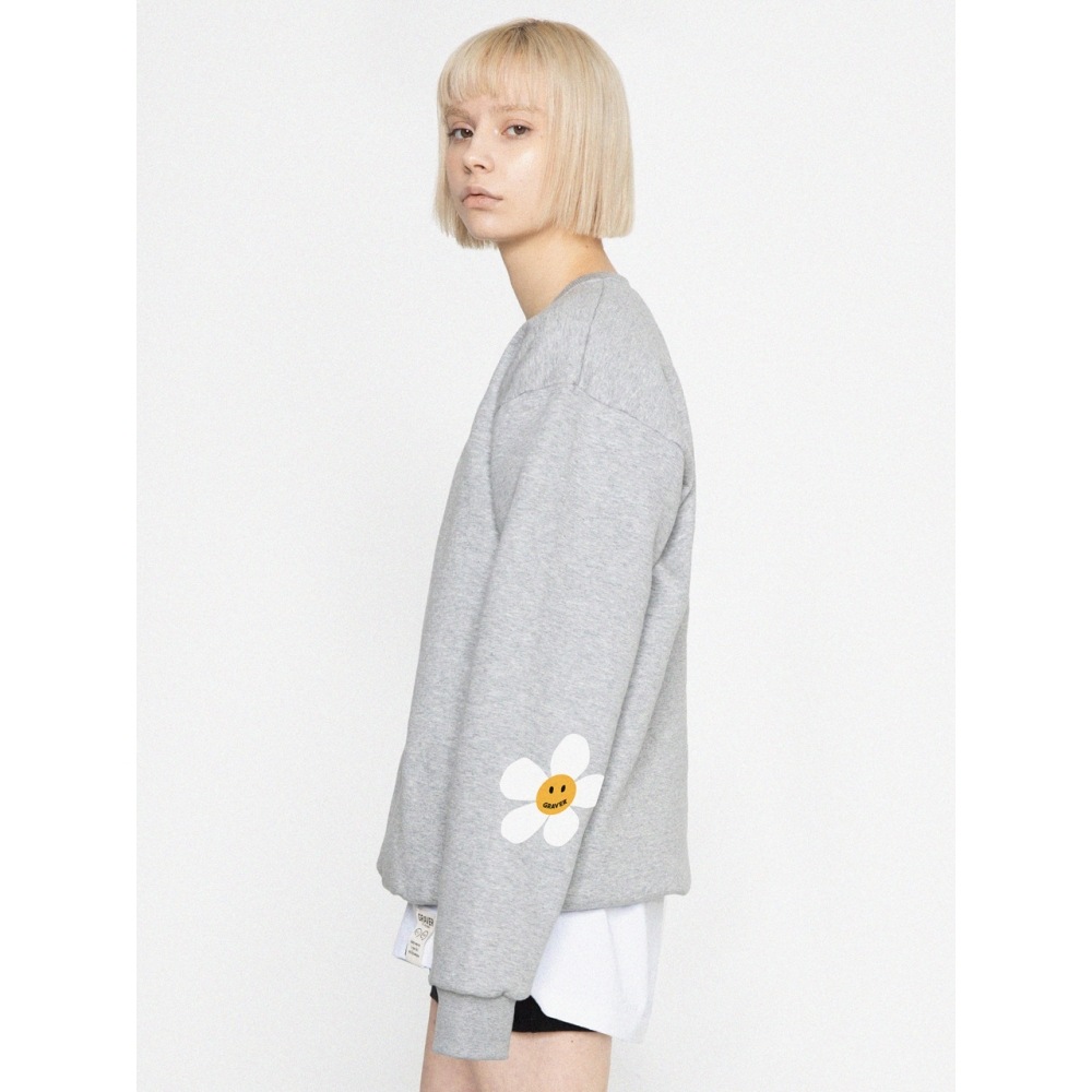 GRAVER エルボーフラワードットマンツーマングレー