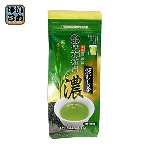 宇治の露製茶 京都福寿園 伊右衛門 深むし茶 濃 100g 12袋入