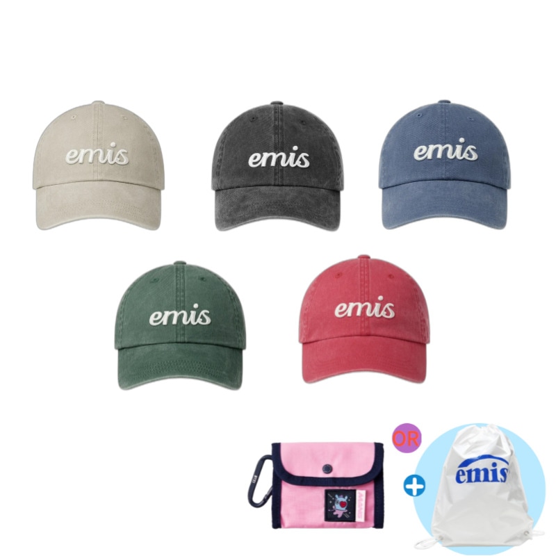 [ストリングバックパック贈呈]韓国の人気帽子 VINTAGE PIGMENT BALL CAP 5色